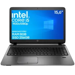 Laptop HP 15" ProBook 450 G2 i5 8GB 256SSD 15.6 Windows 10 Klasa B